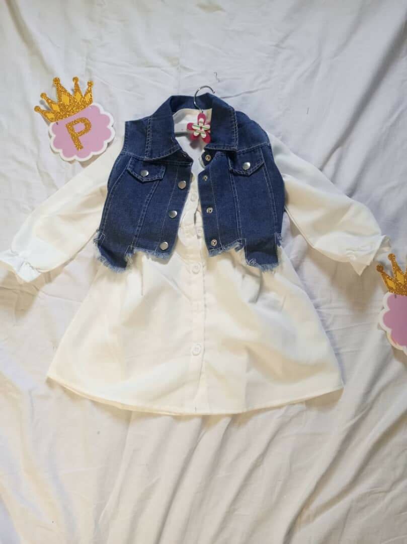 Ensemble coloré fille élégant