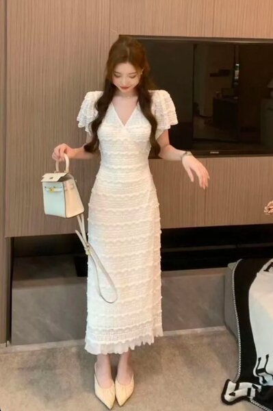 Кружевная платье на запах