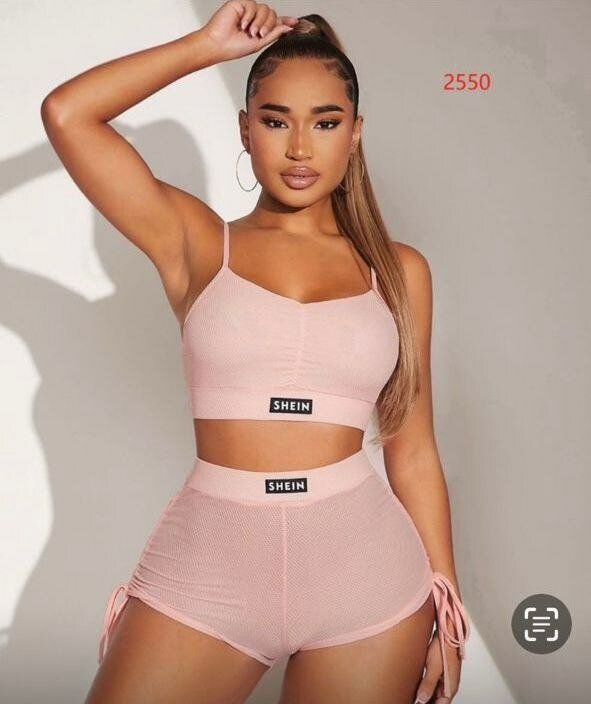 Ensemble sport femme rose