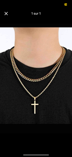 Chaîne homme disponible