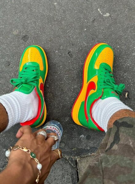 Sneakers colorées tendance