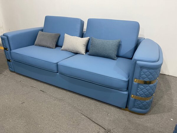 Fauteuil et Canapé Bleu