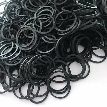 Élastiques noirs pour cheveux