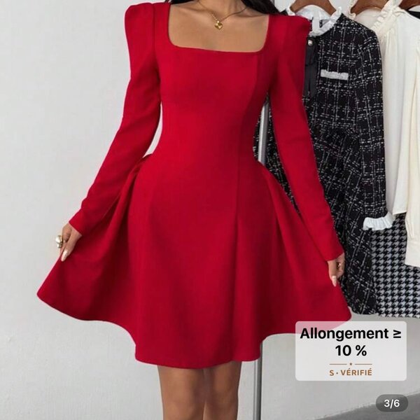 Robe Rouge Élégante