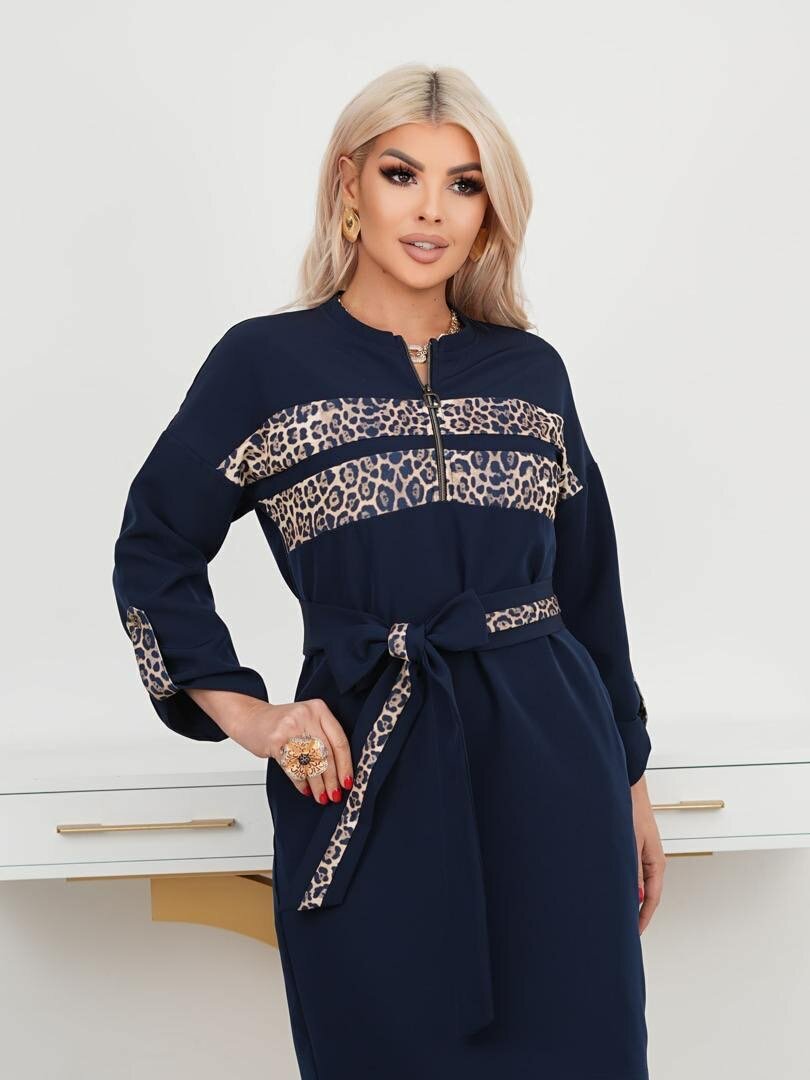 Платья леопард