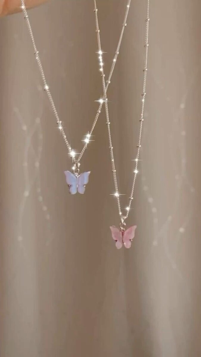 Collier Papillon Éclatant