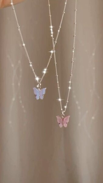 Collier Papillon Éclatant