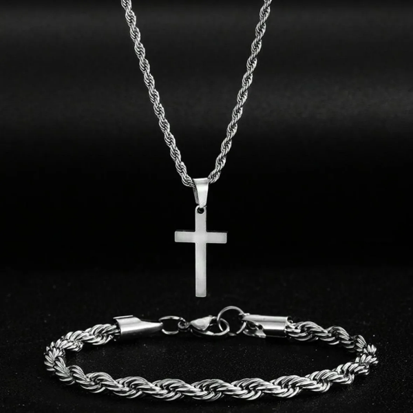 Collier et Bracelet Croix