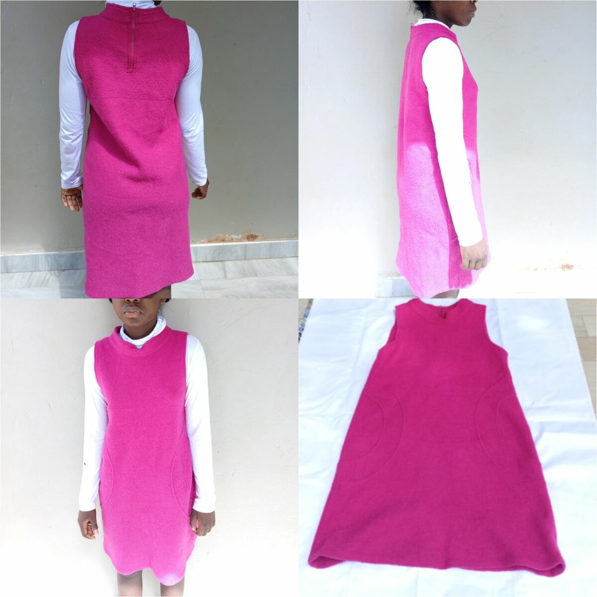 Pink dress and mini scarfs