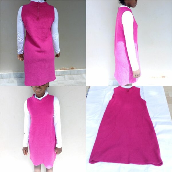 Pink dress and mini scarfs