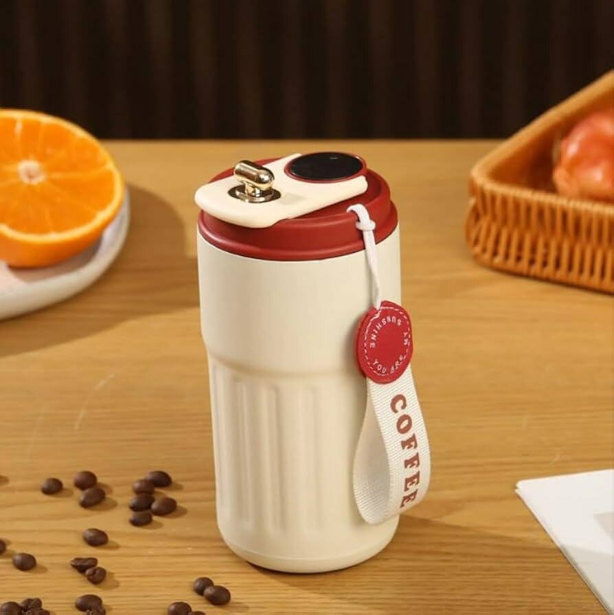 Thermos inoxydable avec température