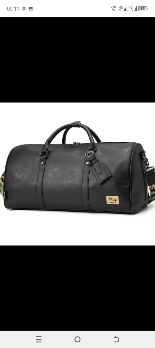 Sac de voyage en cuir pour homme