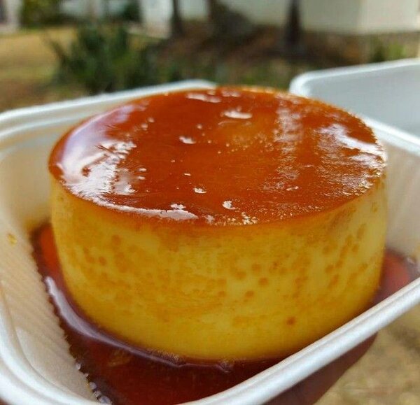 Délicieux flan caramel