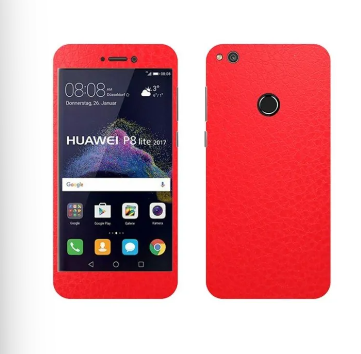 Huawei Honor 8 Lite Red Common Leather Texture Mobile Skin