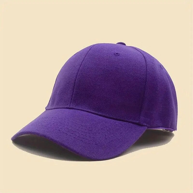Casquette violette en coton