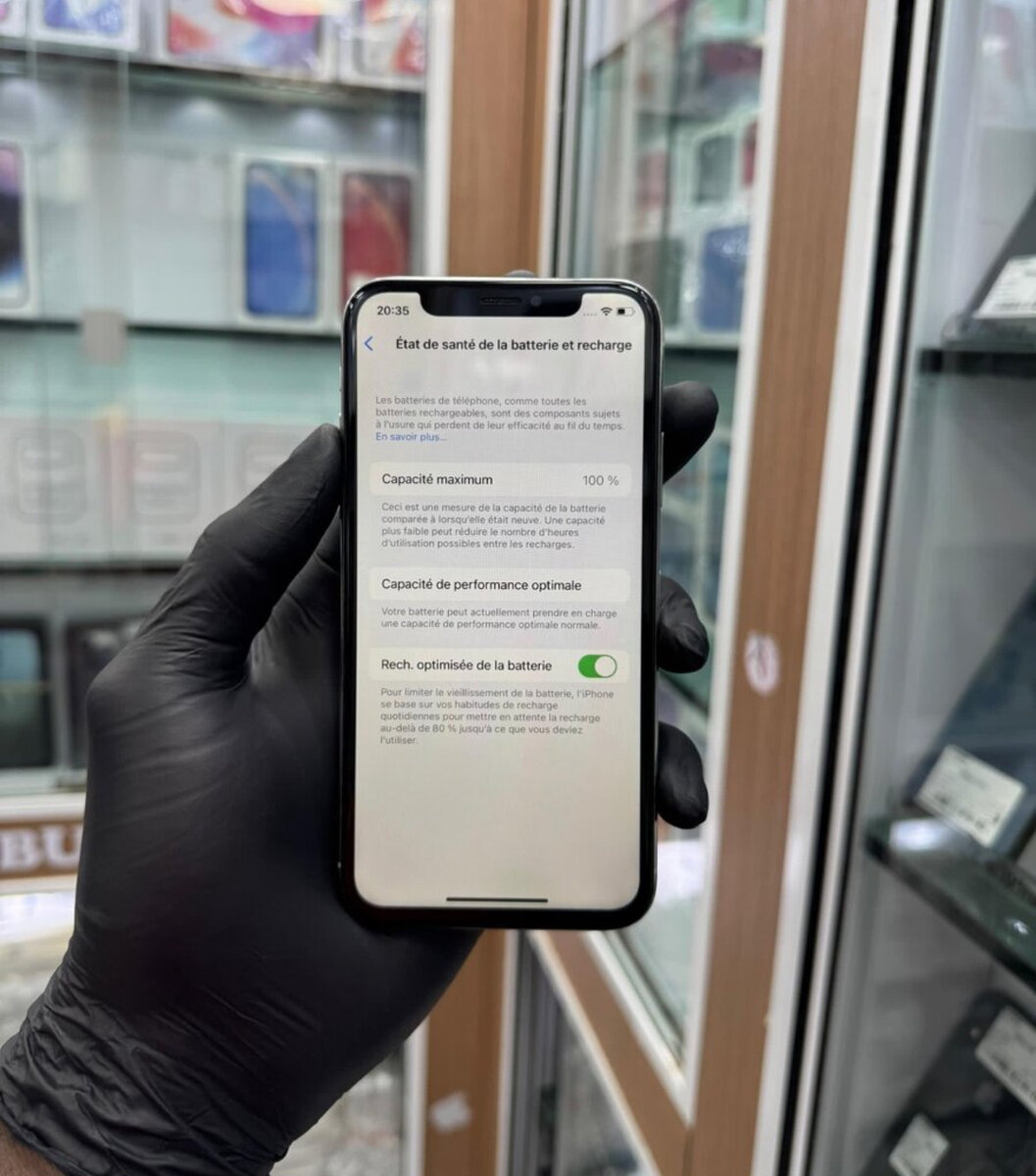 iPhone X 64Go Argent