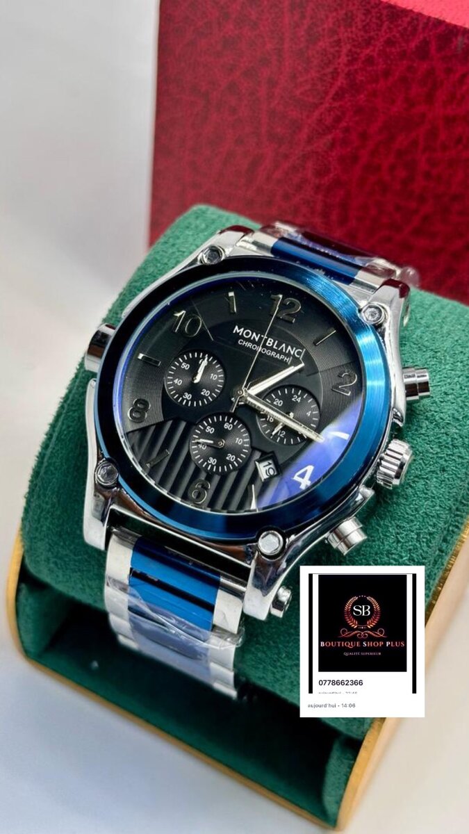 Montre mont-blanc authentique avec sa boîte