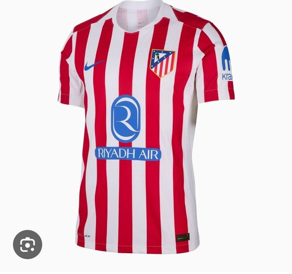 Maillot de football rayé