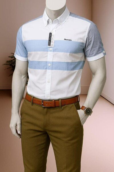 Chemise Homme Rayée Élégante