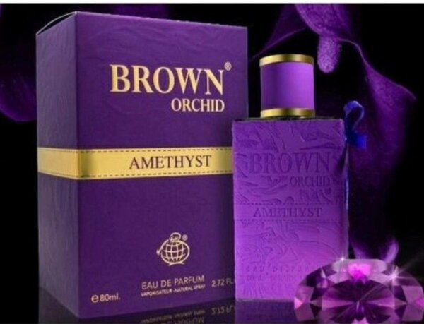 Brown orchid perfume