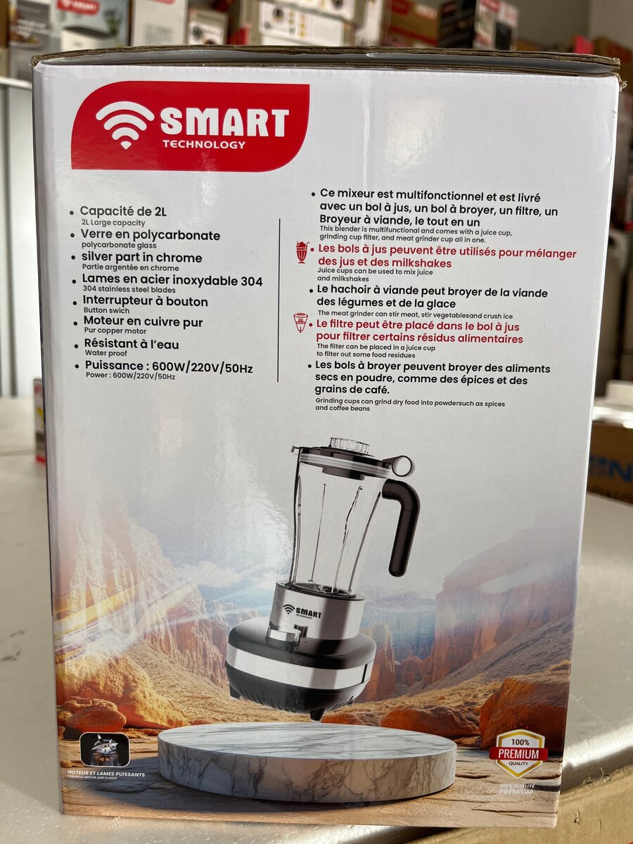 Blender Multifonction 600W