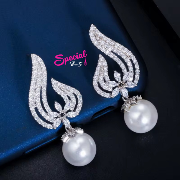 Boucles d'Oreilles Perles Élégantes