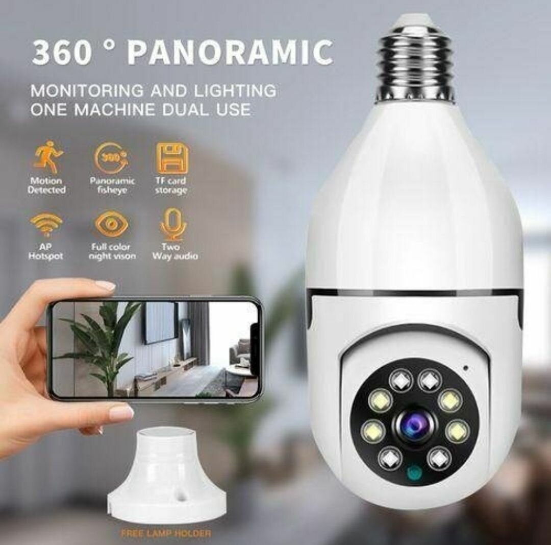 Caméra de sécurité 360° wifi