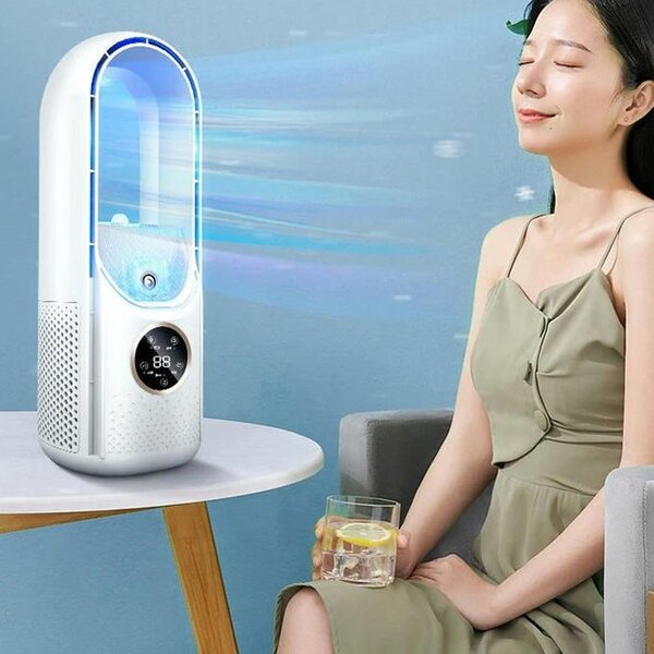 Mini Climatiseur portable à affichage LED pour bureau, chambre à coucher, Salon, air libre