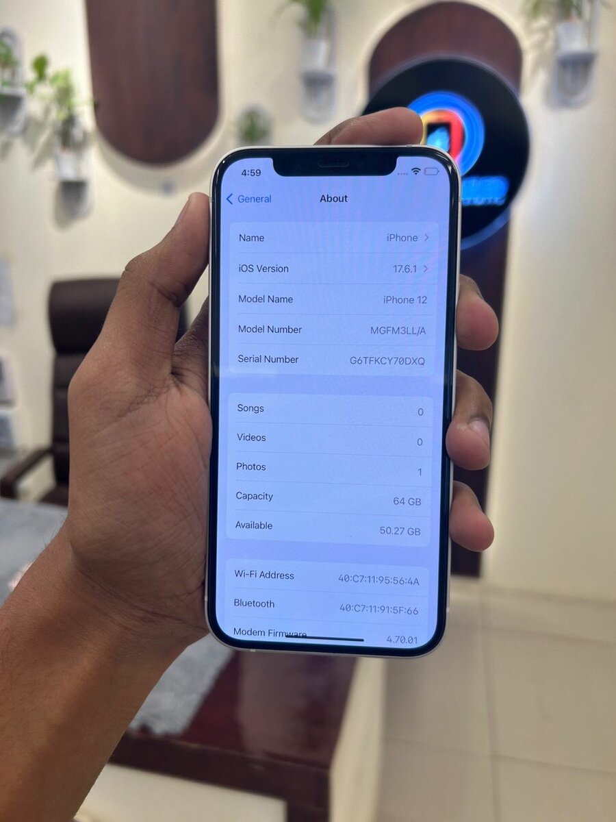 iPhone 12 Blanc 64Go