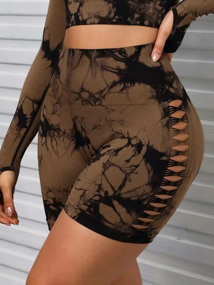 Shorts taille haute sport tendance