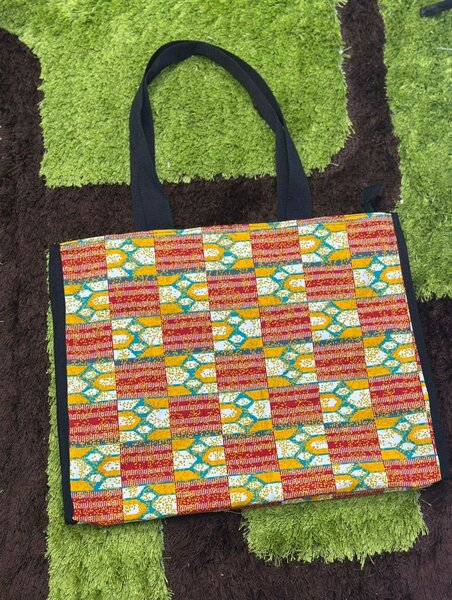 Sac fourre-tout imprimé ethnique