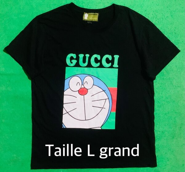 T-shirt noir Gucci Doraemon L