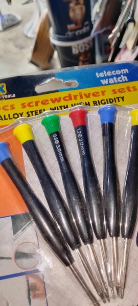 Jeu de tournevis de précision