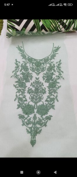 Green neckline