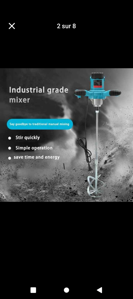 Mélangeur électrique industriel