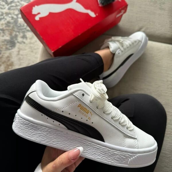 Baskets blanches Puma tendance