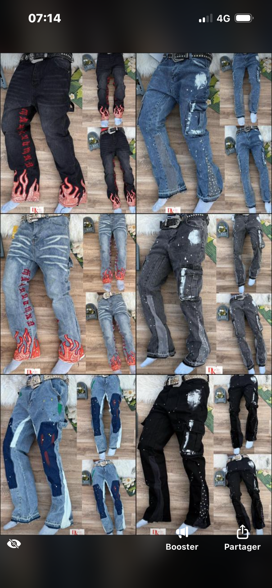 Jeans pour hommes tendance