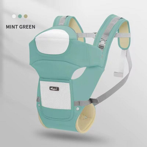Porte-bébé confortable vert menthe