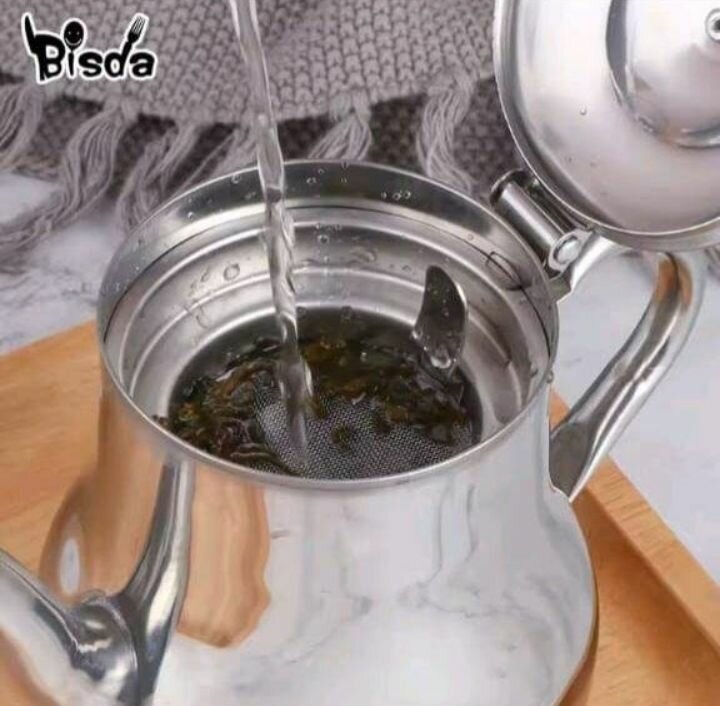 Théière en acier inoxydable