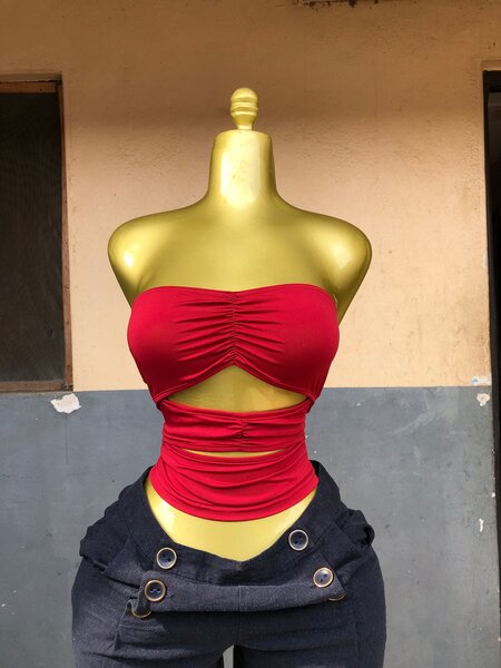 Top bustier tendance femme