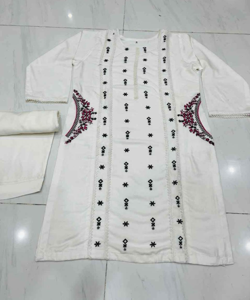 Ladies 2pc stitched