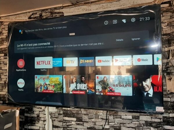 TV Androïde 65 pouce SMART TECHNOLOGY