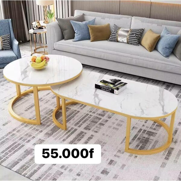 Table Centrale en Marbre