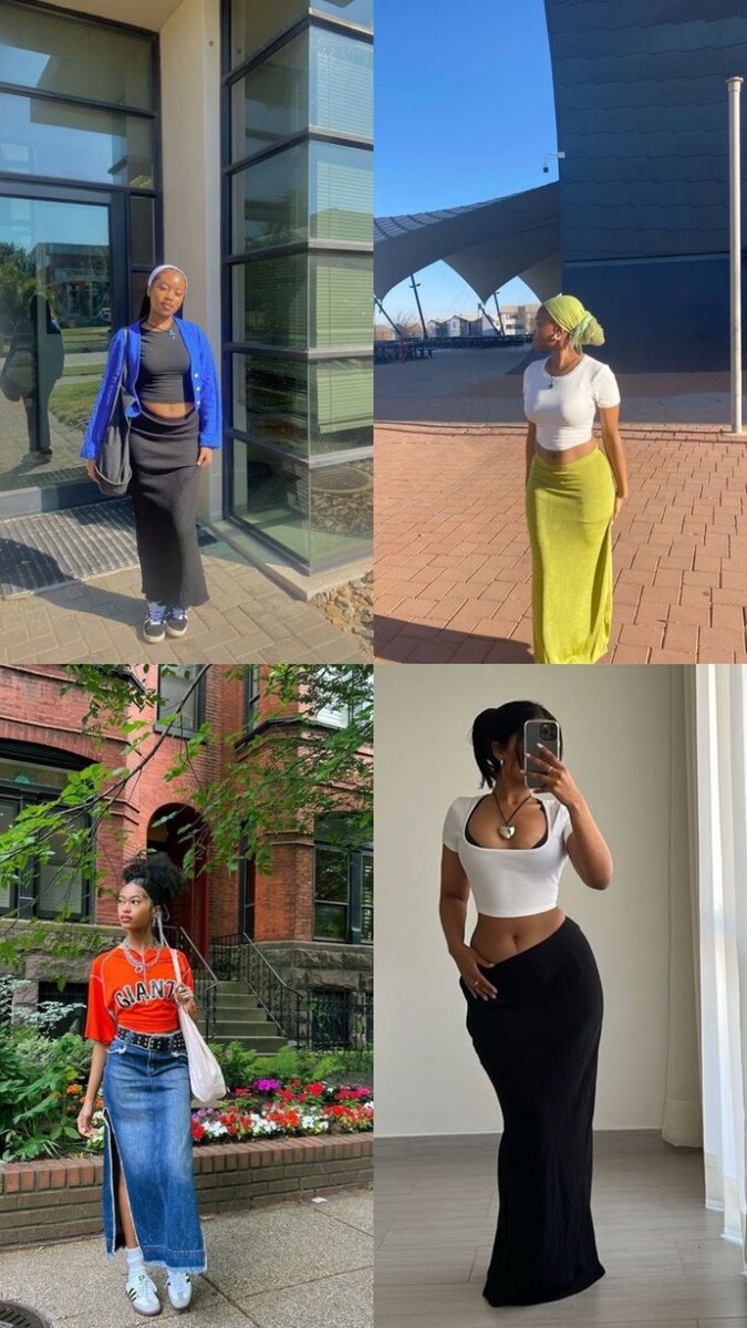 Jupe longue élégante