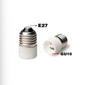 E27 to GU10 Lamp Socket Converter Holder for LED Convert Screw type holder to GU10 pin type
