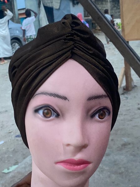 Turban élégant en velours