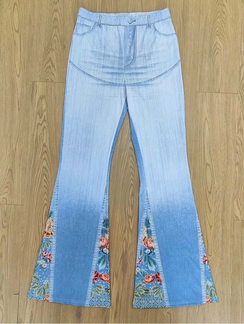 Pantalons évasés bohèmes