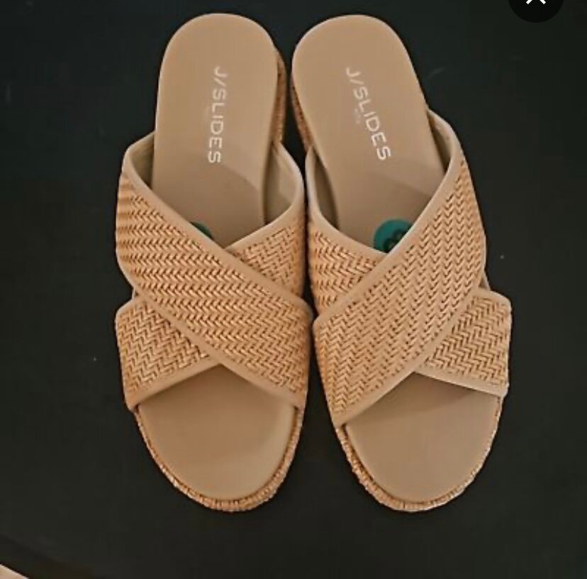 Sandales à plateforme tressée