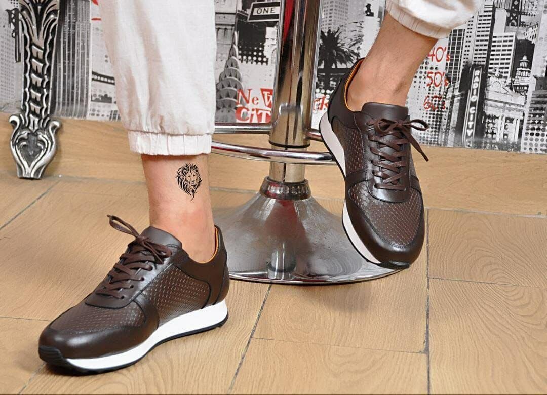 Chaussures de sport marron homme