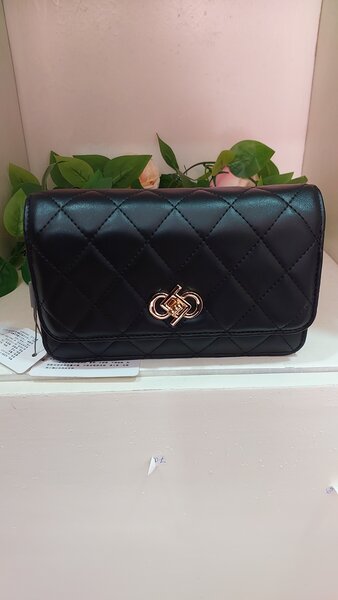 Sac à main élégant noir